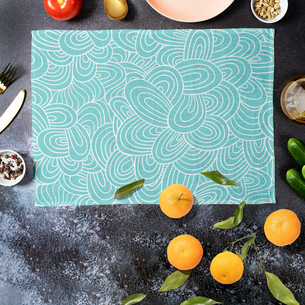 Hand-Drawn Waves D2 Table Mat Placemat-Table Place Mats Fabric-MAT_TB-IC 5007466 IC 5007466, Abstract Expressionism, Abstracts, Animals, Art and Paintings, Automobiles, Botanical, Digital, Digital Art, Fashion, Floral, Flowers, Graphic, Modern Art, Nature, Patterns, Retro, Semi Abstract, Signs, Signs and Symbols, Transportation, Travel, Urban, Vehicles, hand-drawn, waves, d2, table, mat, placemat, background, pattern, texture, spring, summer, seamless, backgrounds, wave, doodle, abstract, vintage, animal, a
