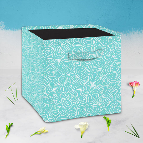 Hand-Drawn Waves D2 Foldable Open Storage Bin | Organizer Box, Toy Basket, Shelf Box, Laundry Bag | Canvas Fabric-Storage Bins-STR_BI_CB-IC 5007466 IC 5007466, Abstract Expressionism, Abstracts, Animals, Art and Paintings, Automobiles, Botanical, Digital, Digital Art, Fashion, Floral, Flowers, Graphic, Modern Art, Nature, Patterns, Retro, Semi Abstract, Signs, Signs and Symbols, Transportation, Travel, Urban, Vehicles, hand-drawn, waves, d2, foldable, open, storage, bin, organizer, box, toy, basket, shelf, 