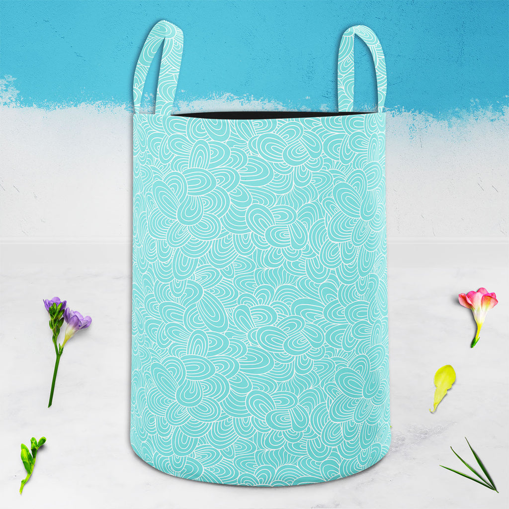 Hand-Drawn Waves D2 Foldable Open Storage Bin | Organizer Box, Toy Basket, Shelf Box, Laundry Bag | Canvas Fabric-Storage Bins-STR_BI_CB-IC 5007466 IC 5007466, Abstract Expressionism, Abstracts, Animals, Art and Paintings, Automobiles, Botanical, Digital, Digital Art, Fashion, Floral, Flowers, Graphic, Modern Art, Nature, Patterns, Retro, Semi Abstract, Signs, Signs and Symbols, Transportation, Travel, Urban, Vehicles, hand-drawn, waves, d2, foldable, open, storage, bin, organizer, box, toy, basket, shelf, 