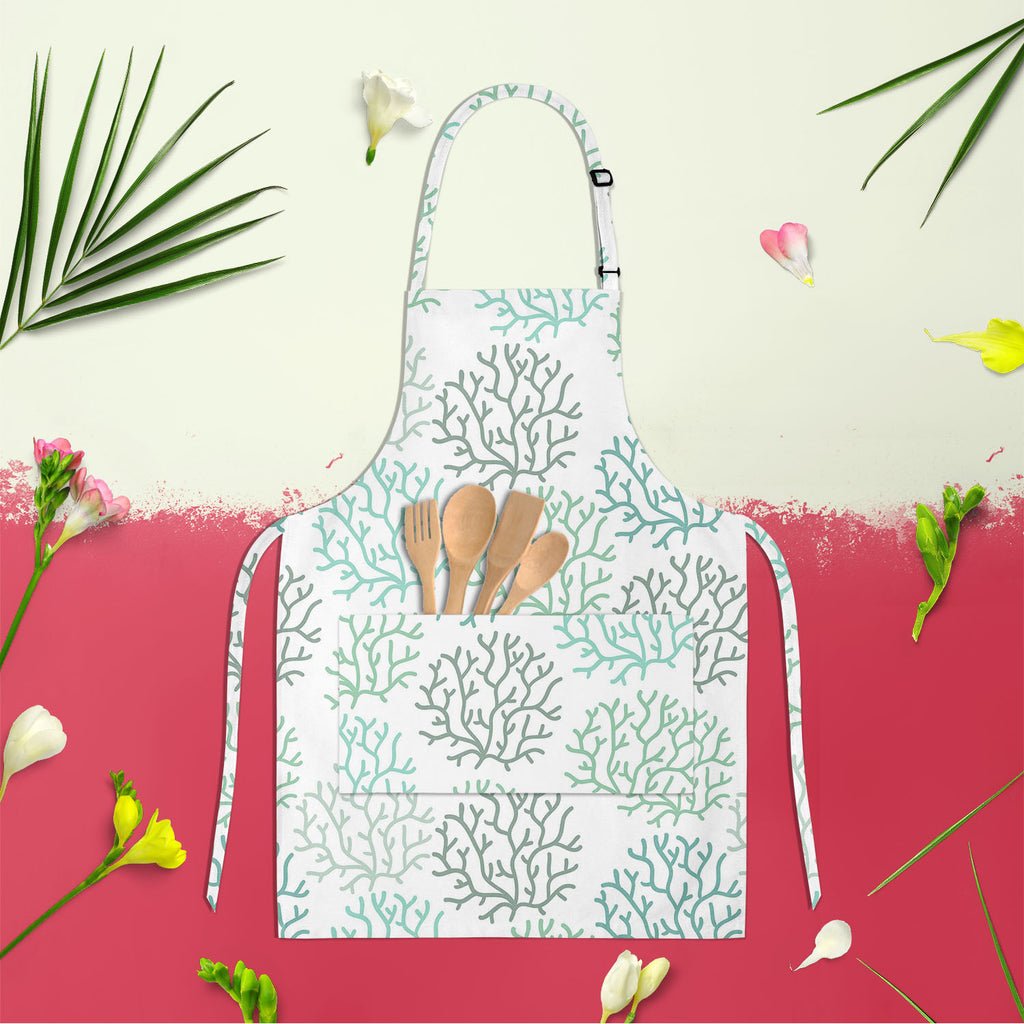 Spring Leaves D3 Apron | Adjustable, Free Size & Waist Tiebacks-Aprons Neck to Knee-APR_NK_KN-IC 5007467 IC 5007467, Abstract Expressionism, Abstracts, Art and Paintings, Black and White, Botanical, Decorative, Digital, Digital Art, Drawing, Fashion, Floral, Flowers, Graphic, Illustrations, Modern Art, Nature, Patterns, Retro, Scenic, Seasons, Semi Abstract, Signs, Signs and Symbols, White, spring, leaves, d3, apron, adjustable, free, size, waist, tiebacks, abstract, art, autumn, background, beautiful, beau