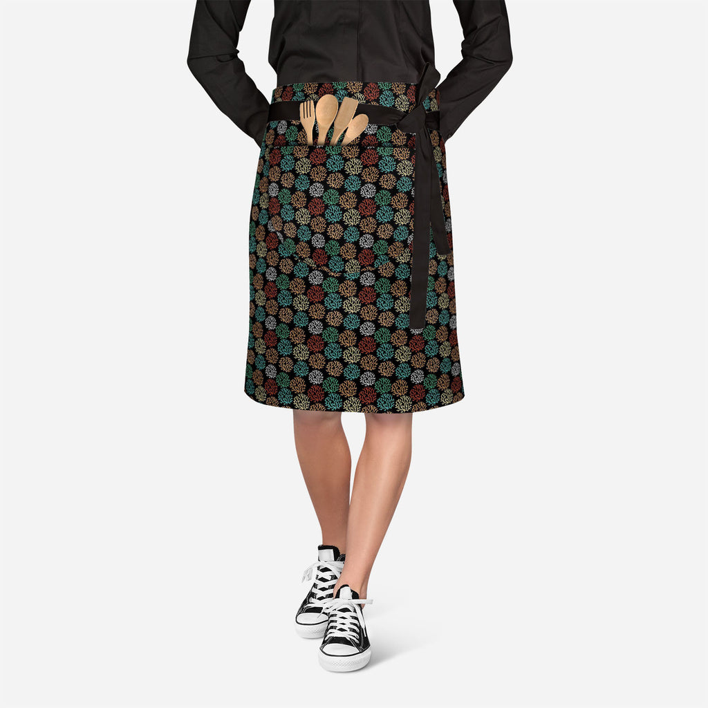 Spring Leaves Apron | Adjustable, Free Size & Waist Tiebacks-Apron Waist to Feet-APR_WS_KN-IC 5007468 IC 5007468, Abstract Expressionism, Abstracts, Art and Paintings, Black and White, Botanical, Decorative, Digital, Digital Art, Drawing, Fashion, Floral, Flowers, Graphic, Illustrations, Modern Art, Nature, Patterns, Retro, Scenic, Seasons, Semi Abstract, Signs, Signs and Symbols, White, spring, leaves, apron, adjustable, free, size, waist, tiebacks, abstract, art, autumn, background, beautiful, beauty, blu