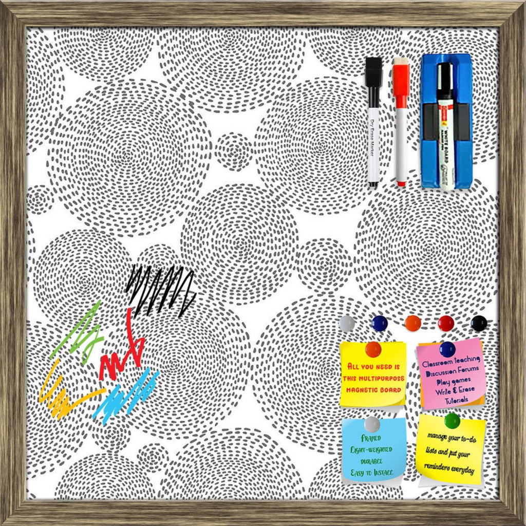 Circle Shapes Framed Magnetic Dry Erase Board | Combo with Magnet Buttons & Markers-Magnetic Boards Framed-MGB_FR-IC 5007470 IC 5007470, Abstract Expressionism, Abstracts, Art and Paintings, Black and White, Circle, Fresco, Geometric, Geometric Abstraction, Illustrations, Modern Art, Patterns, Retro, Semi Abstract, Signs, Signs and Symbols, White, shapes, framed, magnetic, dry, erase, board, printed, whiteboard, with, 4, magnets, 2, markers, 1, duster, abstract, art, artwork, backdrop, background, continuit