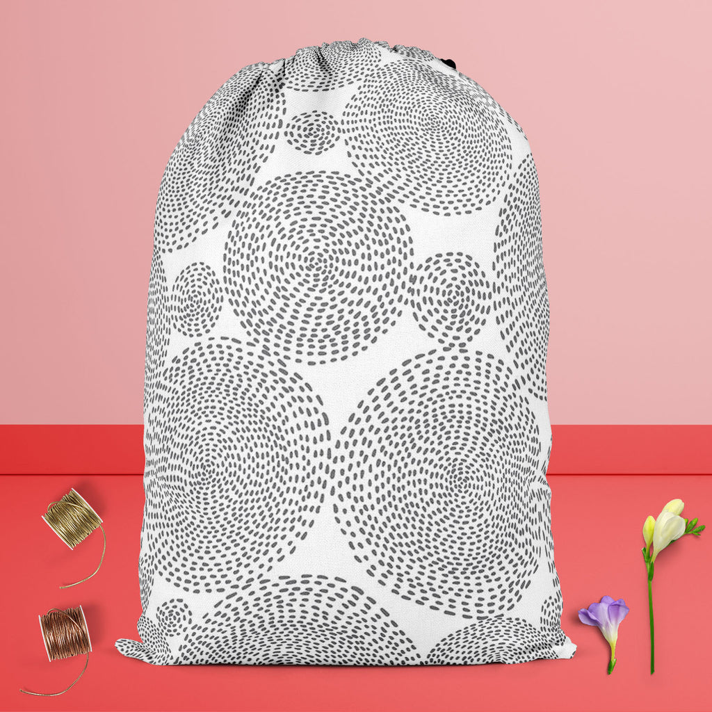 Circle Shapes Reusable Sack Bag | Bag for Gym, Storage, Vegetable & Travel-Drawstring Sack Bags-SCK_FB_DS-IC 5007470 IC 5007470, Abstract Expressionism, Abstracts, Art and Paintings, Black and White, Circle, Fresco, Geometric, Geometric Abstraction, Illustrations, Modern Art, Patterns, Retro, Semi Abstract, Signs, Signs and Symbols, White, shapes, reusable, sack, bag, for, gym, storage, vegetable, travel, abstract, art, artwork, backdrop, background, continuity, curl, decor, decoration, design, element, fra