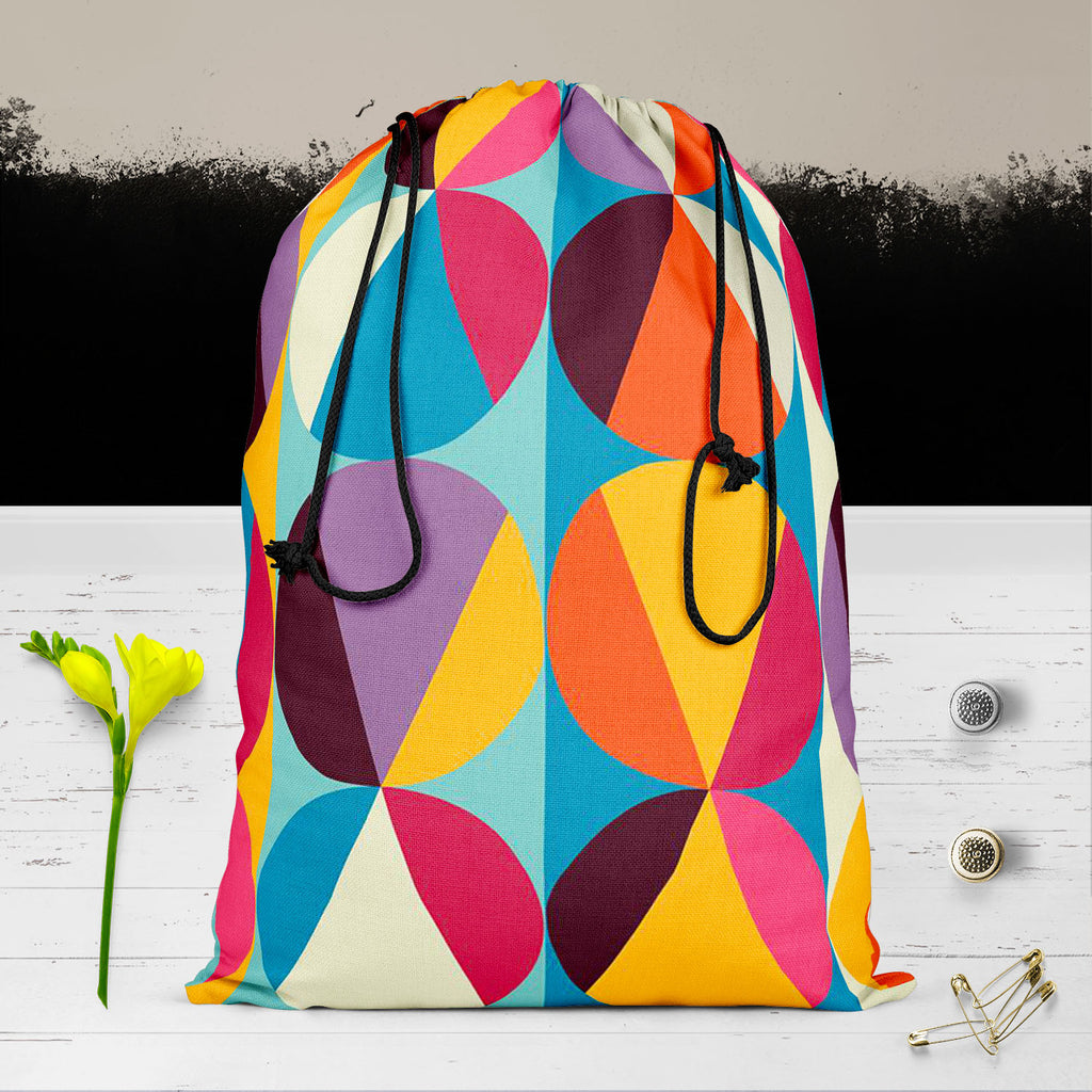 Geometric Ornament D1 Reusable Sack Bag | Bag for Gym, Storage, Vegetable & Travel-Drawstring Sack Bags-SCK_FB_DS-IC 5007471 IC 5007471, Abstract Expressionism, Abstracts, Ancient, Art and Paintings, Black and White, Circle, Decorative, Digital, Digital Art, Fashion, Geometric, Geometric Abstraction, Graphic, Historical, Illustrations, Medieval, Modern Art, Paintings, Parents, Patterns, Retro, Semi Abstract, Signs, Signs and Symbols, Vintage, White, ornament, d1, reusable, sack, bag, for, gym, storage, vege