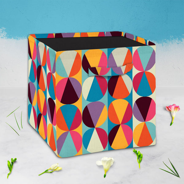 Geometric Ornament D1 Foldable Open Storage Bin | Organizer Box, Toy Basket, Shelf Box, Laundry Bag | Canvas Fabric-Storage Bins-STR_BI_CB-IC 5007471 IC 5007471, Abstract Expressionism, Abstracts, Ancient, Art and Paintings, Black and White, Circle, Decorative, Digital, Digital Art, Fashion, Geometric, Geometric Abstraction, Graphic, Historical, Illustrations, Medieval, Modern Art, Paintings, Parents, Patterns, Retro, Semi Abstract, Signs, Signs and Symbols, Vintage, White, ornament, d1, foldable, open, sto