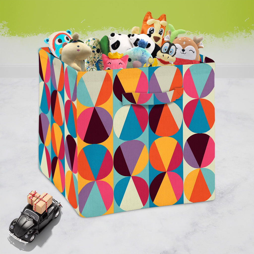 Geometric Ornament D1 Foldable Open Storage Bin | Organizer Box, Toy Basket, Shelf Box, Laundry Bag | Canvas Fabric-Storage Bins-STR_BI_CB-IC 5007471 IC 5007471, Abstract Expressionism, Abstracts, Ancient, Art and Paintings, Black and White, Circle, Decorative, Digital, Digital Art, Fashion, Geometric, Geometric Abstraction, Graphic, Historical, Illustrations, Medieval, Modern Art, Paintings, Parents, Patterns, Retro, Semi Abstract, Signs, Signs and Symbols, Vintage, White, ornament, d1, foldable, open, sto