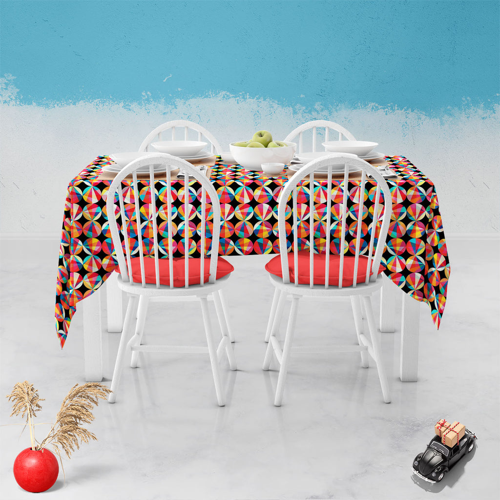 Geometric Ornament D2 Table Cloth Cover-Table Covers-CVR_TB_NR-IC 5007472 IC 5007472, Abstract Expressionism, Abstracts, Ancient, Art and Paintings, Black and White, Circle, Decorative, Digital, Digital Art, Fashion, Geometric, Geometric Abstraction, Graphic, Historical, Illustrations, Medieval, Modern Art, Paintings, Parents, Patterns, Retro, Semi Abstract, Signs, Signs and Symbols, Vintage, White, ornament, d2, table, cloth, cover, abstract, art, artistic, backdrop, background, color, colorful, creative, 