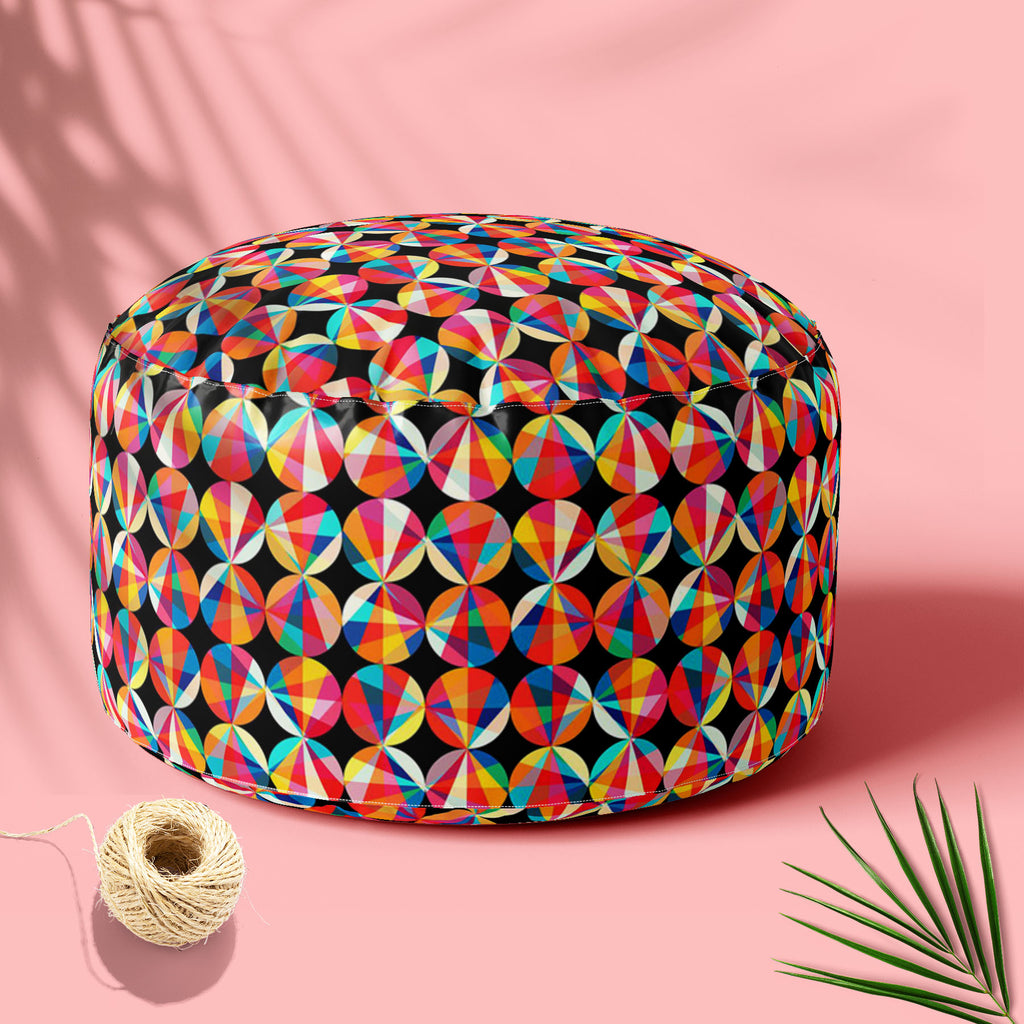 Geometric Ornament D2 Footstool Footrest Puffy Pouffe Ottoman Bean Bag | Canvas Fabric-Footstools-FST_CB_BN-IC 5007472 IC 5007472, Abstract Expressionism, Abstracts, Ancient, Art and Paintings, Black and White, Circle, Decorative, Digital, Digital Art, Fashion, Geometric, Geometric Abstraction, Graphic, Historical, Illustrations, Medieval, Modern Art, Paintings, Parents, Patterns, Retro, Semi Abstract, Signs, Signs and Symbols, Vintage, White, ornament, d2, footstool, footrest, puffy, pouffe, ottoman, bean,