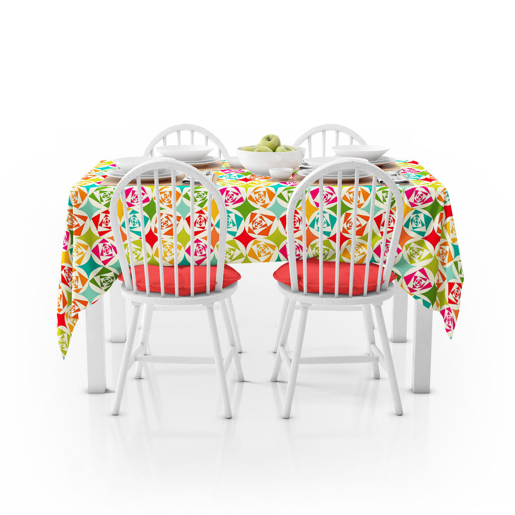 Geometric Ornament Table Cloth Cover-Table Covers-CVR_TB_NR-IC 5007473 IC 5007473, Abstract Expressionism, Abstracts, Ancient, Art and Paintings, Black and White, Circle, Decorative, Digital, Digital Art, Fashion, Geometric, Geometric Abstraction, Graphic, Historical, Illustrations, Medieval, Modern Art, Paintings, Parents, Patterns, Retro, Semi Abstract, Signs, Signs and Symbols, Vintage, White, ornament, table, cloth, cover, abstract, art, artistic, backdrop, background, color, colorful, creative, decorat