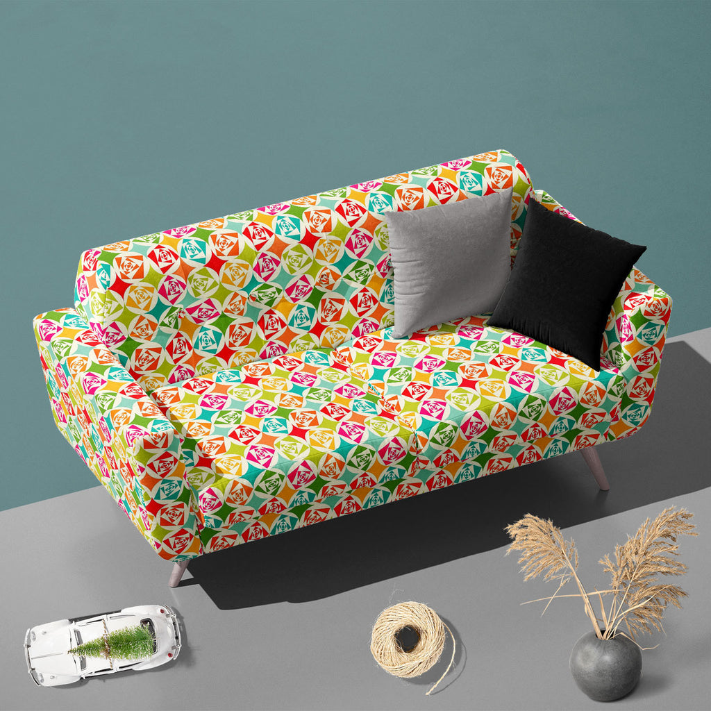 Geometric Ornament D3 Sofa Fabric by Metre | Upholstery For Sofa, Curtains & Cushions-Sofa Fabrics-SOF_FB-IC 5007473 IC 5007473, Abstract Expressionism, Abstracts, Ancient, Art and Paintings, Black and White, Circle, Decorative, Digital, Digital Art, Fashion, Geometric, Geometric Abstraction, Graphic, Historical, Illustrations, Medieval, Modern Art, Paintings, Parents, Patterns, Retro, Semi Abstract, Signs, Signs and Symbols, Vintage, White, ornament, d3, sofa, fabric, by, metre, upholstery, for, curtains, 