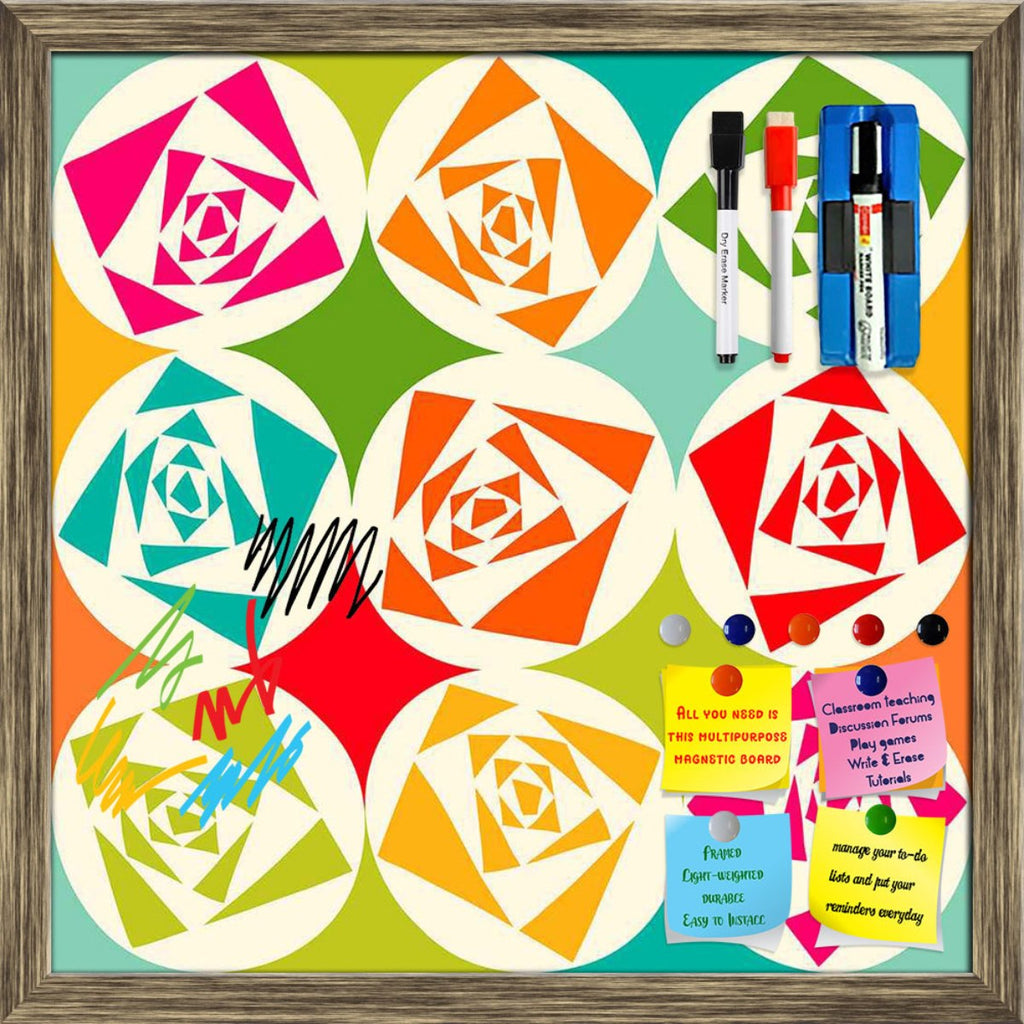 Geometric Ornament Framed Magnetic Dry Erase Board | Combo with Magnet Buttons & Markers-Magnetic Boards Framed-MGB_FR-IC 5007473 IC 5007473, Abstract Expressionism, Abstracts, Ancient, Art and Paintings, Black and White, Circle, Decorative, Digital, Digital Art, Fashion, Geometric, Geometric Abstraction, Graphic, Historical, Illustrations, Medieval, Modern Art, Paintings, Parents, Patterns, Retro, Semi Abstract, Signs, Signs and Symbols, Vintage, White, ornament, framed, magnetic, dry, erase, board, printe