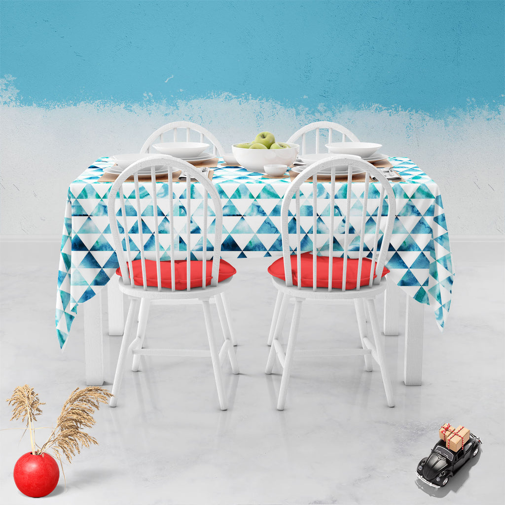 Watercolor Hipster Triangles Table Cloth Cover-Table Covers-CVR_TB_NR-IC 5007474 IC 5007474, Abstract Expressionism, Abstracts, Art and Paintings, Digital, Digital Art, Drawing, Eygptian, Fantasy, Fashion, Geometric, Geometric Abstraction, Graphic, Grid Art, Hipster, Illustrations, Modern Art, Patterns, Retro, Semi Abstract, Signs, Signs and Symbols, Space, Triangles, Watercolour, watercolor, table, cloth, cover, abstract, art, background, card, color, colorful, cosmic, design, drips, endless, fabric, figur