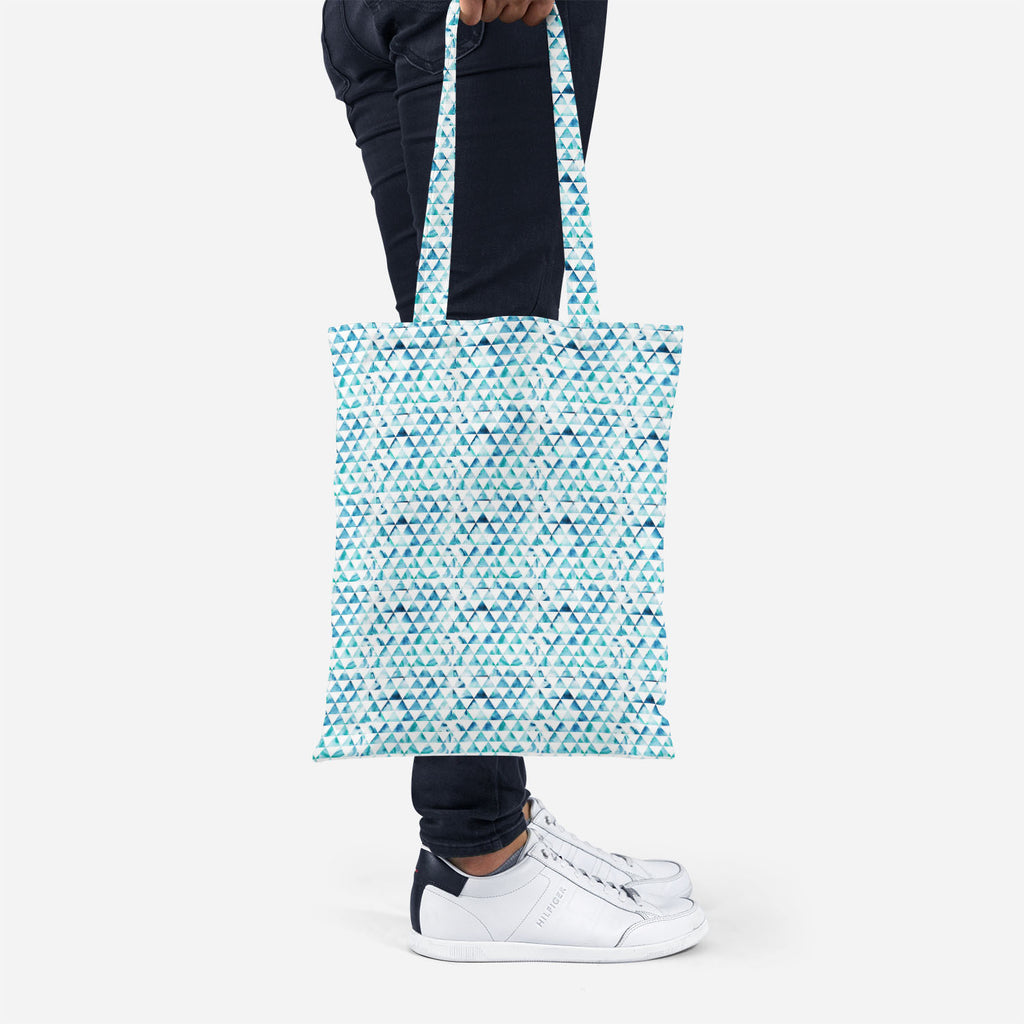 ArtzFolio Watercolor Hipster Triangles Tote Bag Shoulder Purse | Multipurpose-Tote Bags Basic-AZ5007474TOT_RF-IC 5007474 IC 5007474, Abstract Expressionism, Abstracts, Art and Paintings, Digital, Digital Art, Drawing, Eygptian, Fantasy, Fashion, Geometric, Geometric Abstraction, Graphic, Grid Art, Hipster, Illustrations, Modern Art, Patterns, Retro, Semi Abstract, Signs, Signs and Symbols, Space, Triangles, Watercolour, watercolor, tote, bag, shoulder, purse, multipurpose, abstract, art, background, card, c
