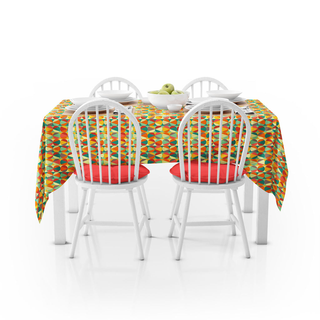 Geometric Ornament Table Cloth Cover-Table Covers-CVR_TB_NR-IC 5007475 IC 5007475, Abstract Expressionism, Abstracts, Ancient, Art and Paintings, Black and White, Circle, Decorative, Digital, Digital Art, Fashion, Geometric, Geometric Abstraction, Graphic, Historical, Illustrations, Medieval, Modern Art, Paintings, Parents, Patterns, Retro, Semi Abstract, Signs, Signs and Symbols, Vintage, White, ornament, table, cloth, cover, abstract, art, artistic, backdrop, background, color, colorful, creative, decorat