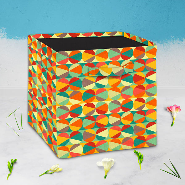 Geometric Ornament D4 Foldable Open Storage Bin | Organizer Box, Toy Basket, Shelf Box, Laundry Bag | Canvas Fabric-Storage Bins-STR_BI_CB-IC 5007475 IC 5007475, Abstract Expressionism, Abstracts, Ancient, Art and Paintings, Black and White, Circle, Decorative, Digital, Digital Art, Fashion, Geometric, Geometric Abstraction, Graphic, Historical, Illustrations, Medieval, Modern Art, Paintings, Parents, Patterns, Retro, Semi Abstract, Signs, Signs and Symbols, Vintage, White, ornament, d4, foldable, open, sto
