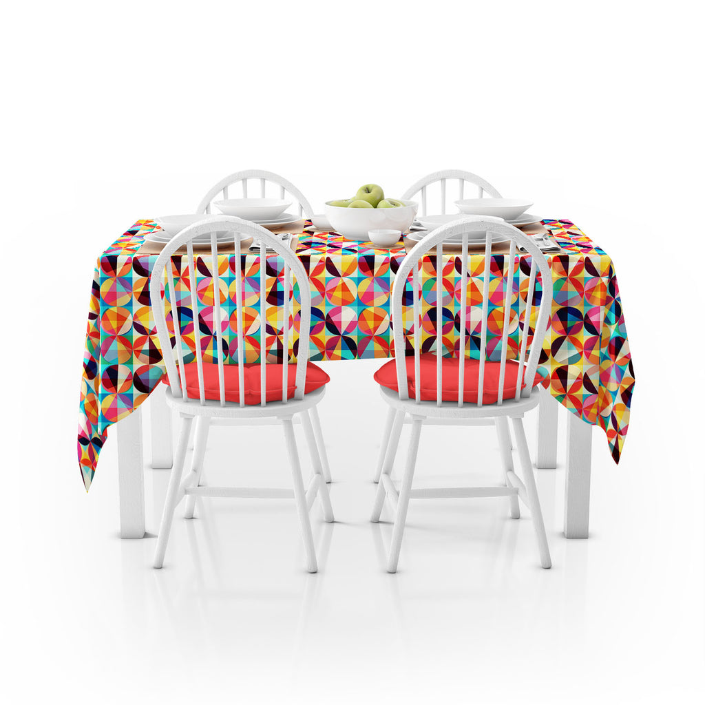 Geometric Ornament Table Cloth Cover-Table Covers-CVR_TB_NR-IC 5007476 IC 5007476, Abstract Expressionism, Abstracts, Ancient, Art and Paintings, Black and White, Circle, Decorative, Digital, Digital Art, Fashion, Geometric, Geometric Abstraction, Graphic, Historical, Illustrations, Medieval, Modern Art, Paintings, Parents, Patterns, Retro, Semi Abstract, Signs, Signs and Symbols, Vintage, White, ornament, table, cloth, cover, abstract, art, artistic, backdrop, background, color, colorful, creative, decorat