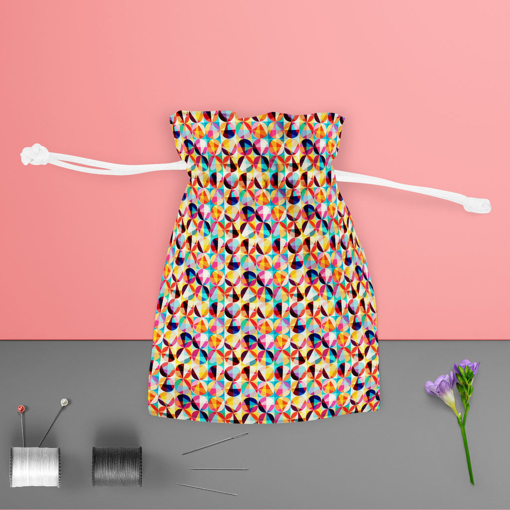 Geometric Ornament D5 Pouch Wrist Potli Bag | Bag for Weddings & Casual Parties-Drawstring Pouches-PCH_FB_DS-IC 5007476 IC 5007476, Abstract Expressionism, Abstracts, Ancient, Art and Paintings, Black and White, Circle, Decorative, Digital, Digital Art, Fashion, Geometric, Geometric Abstraction, Graphic, Historical, Illustrations, Medieval, Modern Art, Paintings, Parents, Patterns, Retro, Semi Abstract, Signs, Signs and Symbols, Vintage, White, ornament, d5, pouch, wrist, potli, bag, for, weddings, casual, 