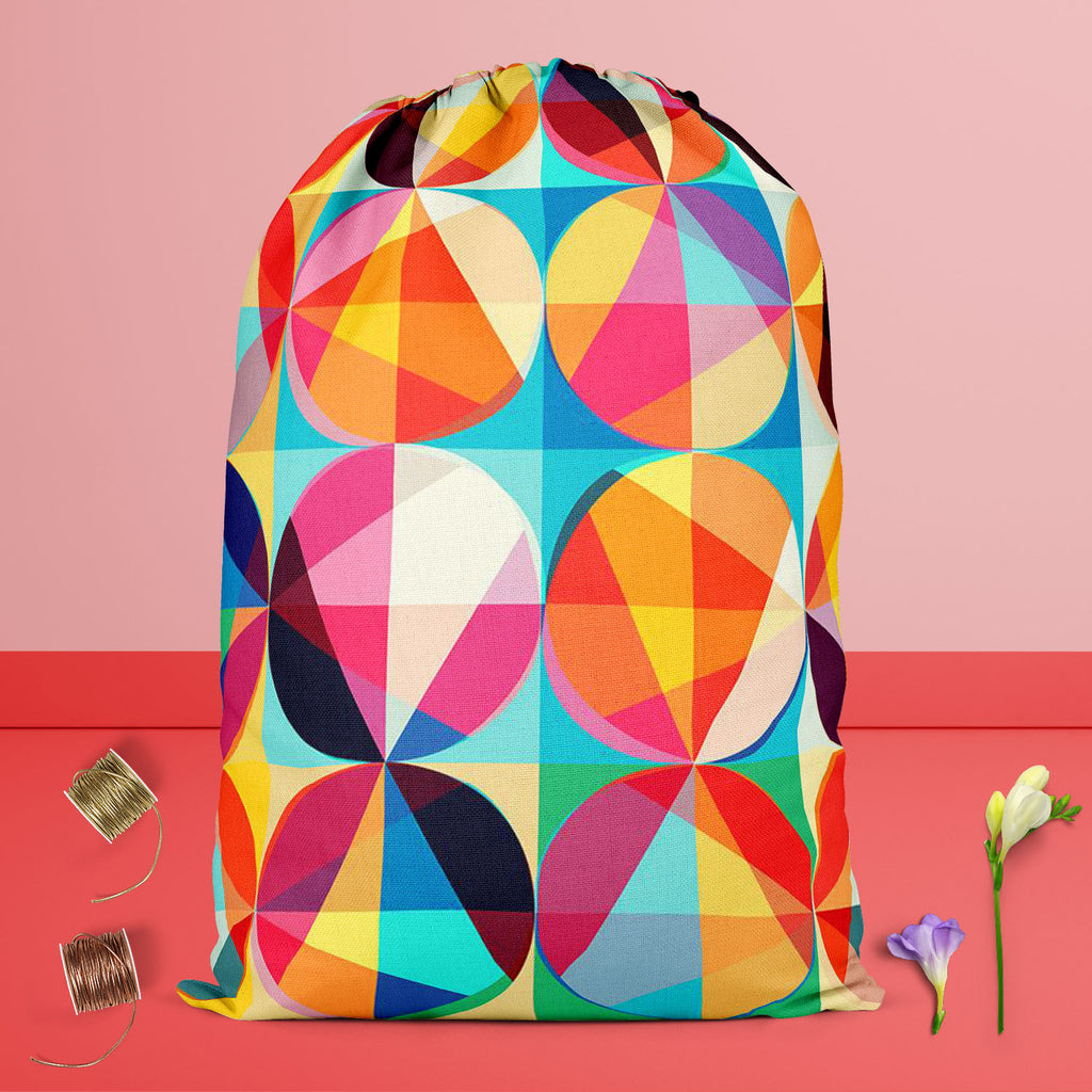 Geometric Ornament D5 Reusable Sack Bag | Bag for Gym, Storage, Vegetable & Travel-Drawstring Sack Bags-SCK_FB_DS-IC 5007476 IC 5007476, Abstract Expressionism, Abstracts, Ancient, Art and Paintings, Black and White, Circle, Decorative, Digital, Digital Art, Fashion, Geometric, Geometric Abstraction, Graphic, Historical, Illustrations, Medieval, Modern Art, Paintings, Parents, Patterns, Retro, Semi Abstract, Signs, Signs and Symbols, Vintage, White, ornament, d5, reusable, sack, bag, for, gym, storage, vege