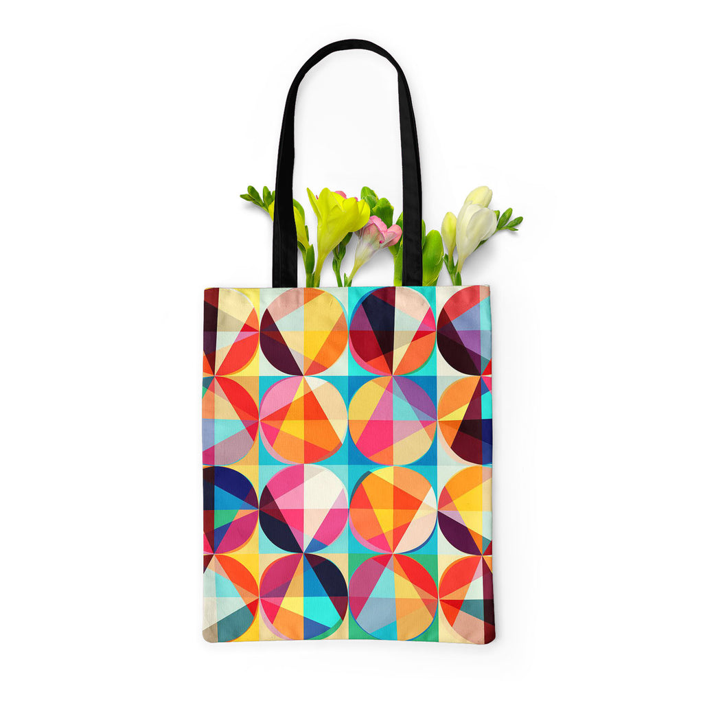 Geometric Ornament D5 Tote Bag Shoulder Purse | Multipurpose-Tote Bags Basic-TOT_FB_BS-IC 5007476 IC 5007476, Abstract Expressionism, Abstracts, Ancient, Art and Paintings, Black and White, Circle, Decorative, Digital, Digital Art, Fashion, Geometric, Geometric Abstraction, Graphic, Historical, Illustrations, Medieval, Modern Art, Paintings, Parents, Patterns, Retro, Semi Abstract, Signs, Signs and Symbols, Vintage, White, ornament, d5, tote, bag, shoulder, purse, multipurpose, abstract, art, artistic, back