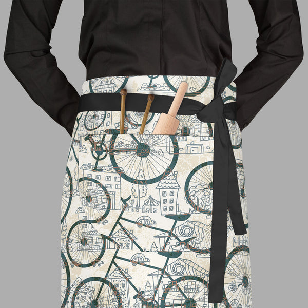 Bicycles D1 Apron | Adjustable, Free Size & Waist Tiebacks-Aprons Waist to Feet-APR_WS_FT-IC 5007478 IC 5007478, Abstract Expressionism, Abstracts, Ancient, Animated Cartoons, Art and Paintings, Automobiles, Bikes, Botanical, Caricature, Cars, Cartoons, Decorative, Digital, Digital Art, Drawing, Fashion, Floral, Flowers, Graphic, Historical, Illustrations, Medieval, Nature, Patterns, Retro, Semi Abstract, Signs, Signs and Symbols, Sketches, Sports, Transportation, Travel, Vehicles, Vintage, bicycles, d1, fu