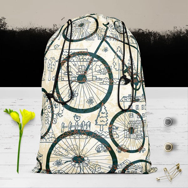 Bicycles D1 Reusable Sack Bag | Bag for Gym, Storage, Vegetable & Travel-Drawstring Sack Bags-SCK_FB_DS-IC 5007478 IC 5007478, Abstract Expressionism, Abstracts, Ancient, Animated Cartoons, Art and Paintings, Automobiles, Bikes, Botanical, Caricature, Cars, Cartoons, Decorative, Digital, Digital Art, Drawing, Fashion, Floral, Flowers, Graphic, Historical, Illustrations, Medieval, Nature, Patterns, Retro, Semi Abstract, Signs, Signs and Symbols, Sketches, Sports, Transportation, Travel, Vehicles, Vintage, bi