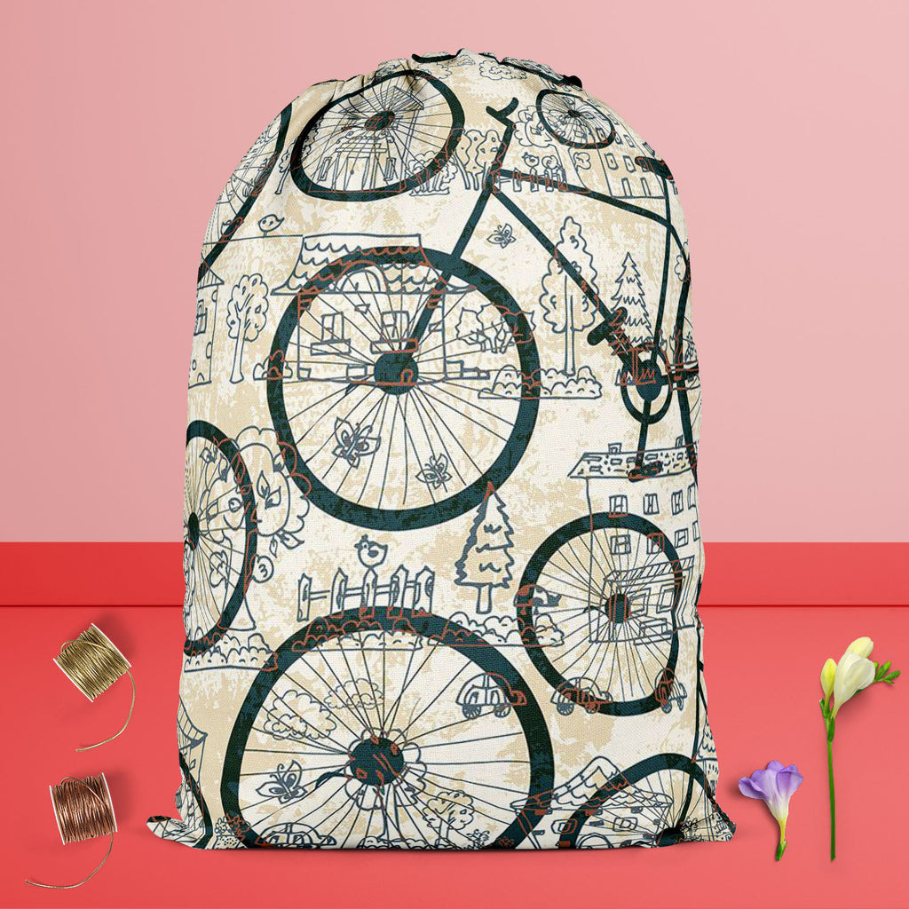 Bicycles D1 Reusable Sack Bag | Bag for Gym, Storage, Vegetable & Travel-Drawstring Sack Bags-SCK_FB_DS-IC 5007478 IC 5007478, Abstract Expressionism, Abstracts, Ancient, Animated Cartoons, Art and Paintings, Automobiles, Bikes, Botanical, Caricature, Cars, Cartoons, Decorative, Digital, Digital Art, Drawing, Fashion, Floral, Flowers, Graphic, Historical, Illustrations, Medieval, Nature, Patterns, Retro, Semi Abstract, Signs, Signs and Symbols, Sketches, Sports, Transportation, Travel, Vehicles, Vintage, bi