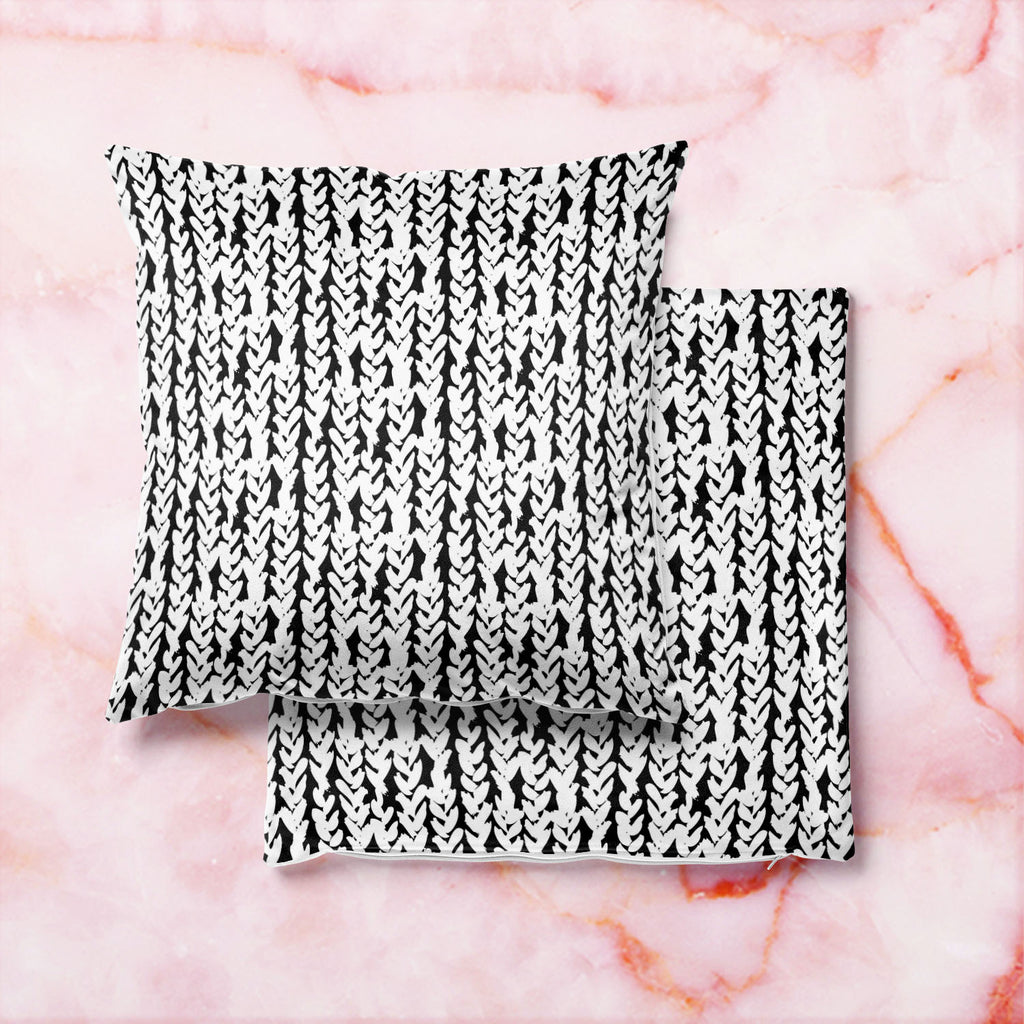 Artistic Braids Cushion Cover Throw Pillow-Cushion Covers-CUS_CV-IC 5007479 IC 5007479, Abstract Expressionism, Abstracts, African, Ancient, Art and Paintings, Aztec, Black, Black and White, Bohemian, Brush Stroke, Chevron, Culture, Digital, Digital Art, Drawing, Ethnic, Fashion, Graphic, Hand Drawn, Herringbone, Historical, Illustrations, Medieval, Patterns, Retro, Semi Abstract, Signs, Signs and Symbols, Stripes, Traditional, Tribal, Vintage, Watercolour, White, World Culture, artistic, braids, cushion, c