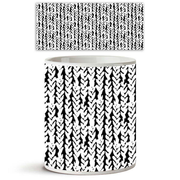 Artistic Braids Ceramic Coffee Tea Mug Inside White-Coffee Mugs-MUG-IC 5007479 IC 5007479, Abstract Expressionism, Abstracts, African, Ancient, Art and Paintings, Aztec, Black, Black and White, Bohemian, Brush Stroke, Chevron, Culture, Digital, Digital Art, Drawing, Ethnic, Fashion, Graphic, Hand Drawn, Herringbone, Historical, Illustrations, Medieval, Patterns, Retro, Semi Abstract, Signs, Signs and Symbols, Stripes, Traditional, Tribal, Vintage, Watercolour, White, World Culture, artistic, braids, ceramic
