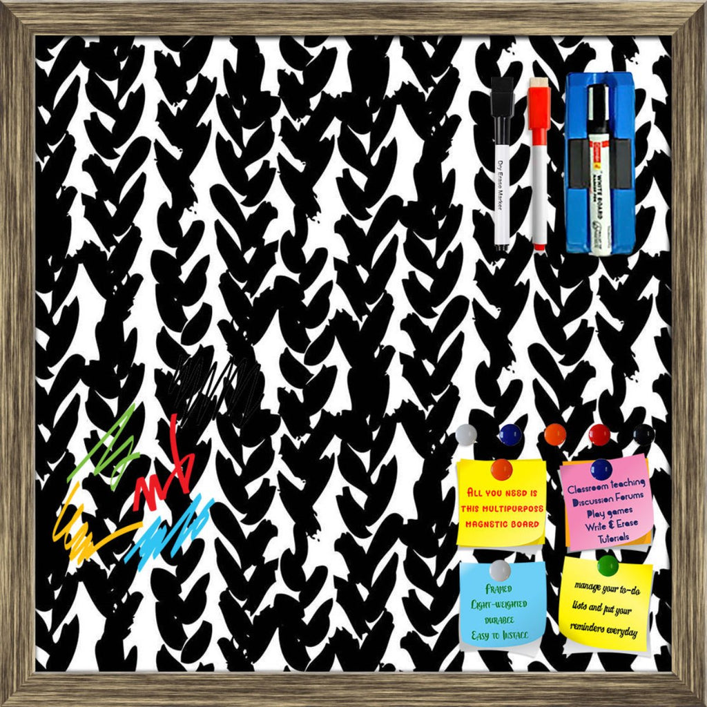 Painted Braids Framed Magnetic Dry Erase Board | Combo with Magnet Buttons & Markers-Magnetic Boards Framed-MGB_FR-IC 5007480 IC 5007480, Abstract Expressionism, Abstracts, African, Ancient, Art and Paintings, Aztec, Black, Black and White, Bohemian, Brush Stroke, Chevron, Culture, Digital, Digital Art, Drawing, Ethnic, Fashion, Graphic, Hand Drawn, Herringbone, Historical, Illustrations, Medieval, Patterns, Retro, Semi Abstract, Signs, Signs and Symbols, Stripes, Traditional, Tribal, Vintage, Watercolour, 