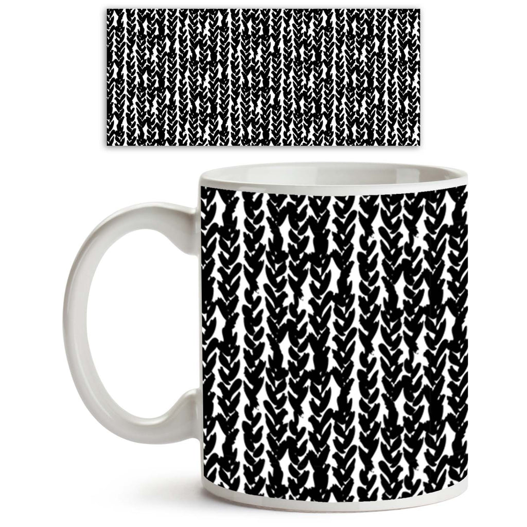 Painted Braids Ceramic Coffee Tea Mug Inside White-Coffee Mugs-MUG-IC 5007480 IC 5007480, Abstract Expressionism, Abstracts, African, Ancient, Art and Paintings, Aztec, Black, Black and White, Bohemian, Brush Stroke, Chevron, Culture, Digital, Digital Art, Drawing, Ethnic, Fashion, Graphic, Hand Drawn, Herringbone, Historical, Illustrations, Medieval, Patterns, Retro, Semi Abstract, Signs, Signs and Symbols, Stripes, Traditional, Tribal, Vintage, Watercolour, White, World Culture, painted, braids, ceramic, 