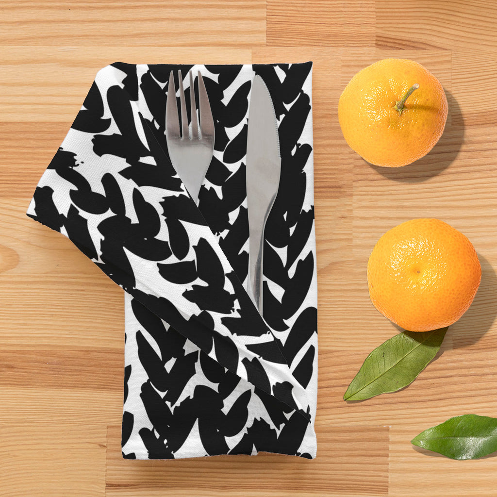 Painted Braids Table Napkin-Table Napkins-NAP_TB-IC 5007480 IC 5007480, Abstract Expressionism, Abstracts, African, Ancient, Art and Paintings, Aztec, Black, Black and White, Bohemian, Brush Stroke, Chevron, Culture, Digital, Digital Art, Drawing, Ethnic, Fashion, Graphic, Hand Drawn, Herringbone, Historical, Illustrations, Medieval, Patterns, Retro, Semi Abstract, Signs, Signs and Symbols, Stripes, Traditional, Tribal, Vintage, Watercolour, White, World Culture, painted, braids, table, napkin, abstract, ar