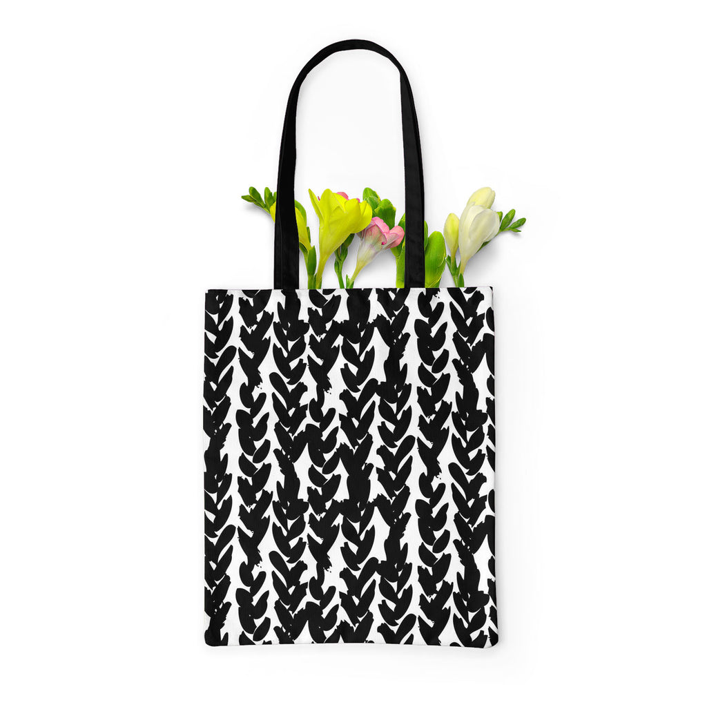 Painted Braids Tote Bag Shoulder Purse | Multipurpose-Tote Bags Basic-TOT_FB_BS-IC 5007480 IC 5007480, Abstract Expressionism, Abstracts, African, Ancient, Art and Paintings, Aztec, Black, Black and White, Bohemian, Brush Stroke, Chevron, Culture, Digital, Digital Art, Drawing, Ethnic, Fashion, Graphic, Hand Drawn, Herringbone, Historical, Illustrations, Medieval, Patterns, Retro, Semi Abstract, Signs, Signs and Symbols, Stripes, Traditional, Tribal, Vintage, Watercolour, White, World Culture, painted, brai