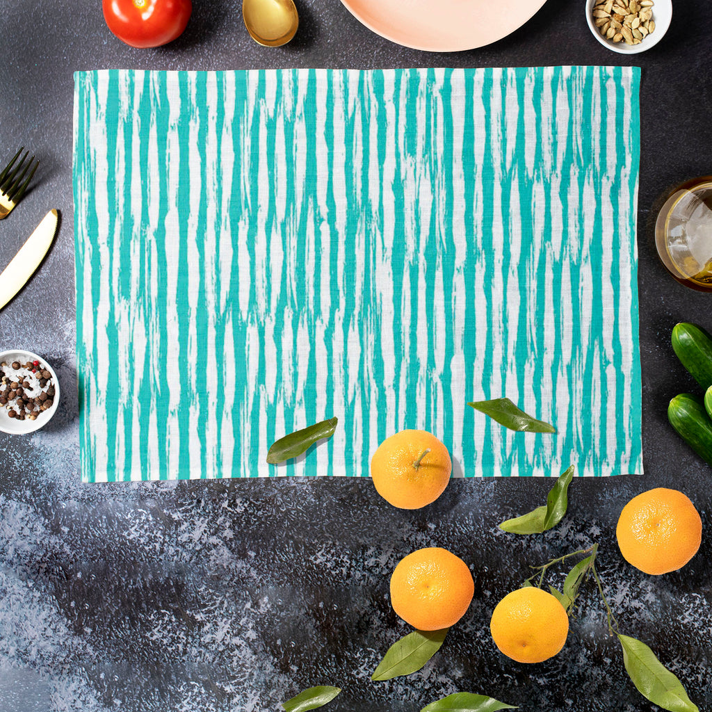 Striped Lines Table Mat Placemat-Table Place Mats Fabric-MAT_TB-IC 5007481 IC 5007481, Abstract Expressionism, Abstracts, Ancient, Black and White, Bohemian, Brush Stroke, Culture, Digital, Digital Art, Drawing, Ethnic, Fashion, Geometric, Geometric Abstraction, Graffiti, Graphic, Hand Drawn, Historical, Illustrations, Medieval, Modern Art, Patterns, Retro, Semi Abstract, Signs, Signs and Symbols, Splatter, Stripes, Traditional, Tribal, Tropical, Vintage, Watercolour, White, World Culture, striped, lines, t