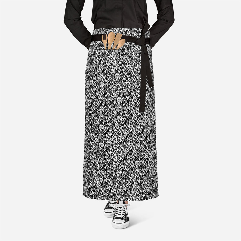 Ditsy Strokes Apron | Adjustable, Free Size & Waist Tiebacks-Aprons Waist to Knee-APR_WS_FT-IC 5007482 IC 5007482, African, Ancient, Animals, Birds, Black, Black and White, Bohemian, Brush Stroke, Digital, Digital Art, Graphic, Hand Drawn, Hipster, Historical, Medieval, Modern Art, Patterns, Retro, Signs, Signs and Symbols, Stripes, Vintage, ditsy, strokes, apron, adjustable, free, size, waist, tiebacks, animal, background, boho, bold, brush, stroke, chic, cross, hatch, design, fish, scales, fishing, grey, 
