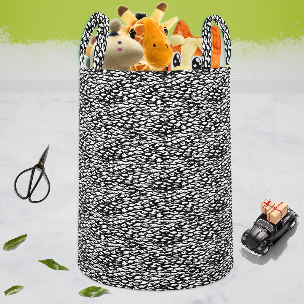 Ditsy Strokes Foldable Open Storage Bin | Organizer Box, Toy Basket, Shelf Box, Laundry Bag | Canvas Fabric-Storage Bins-STR_BI_CB-IC 5007482 IC 5007482, African, Ancient, Animals, Birds, Black, Black and White, Bohemian, Brush Stroke, Digital, Digital Art, Graphic, Hand Drawn, Hipster, Historical, Medieval, Modern Art, Patterns, Retro, Signs, Signs and Symbols, Stripes, Vintage, ditsy, strokes, foldable, open, storage, bin, organizer, box, toy, basket, shelf, laundry, bag, canvas, fabric, animal, backgroun
