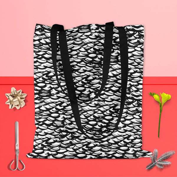 Ditsy Strokes Tote Bag Shoulder Purse | Multipurpose-Tote Bags Basic-TOT_FB_BS-IC 5007482 IC 5007482, African, Ancient, Animals, Birds, Black, Black and White, Bohemian, Brush Stroke, Digital, Digital Art, Graphic, Hand Drawn, Hipster, Historical, Medieval, Modern Art, Patterns, Retro, Signs, Signs and Symbols, Stripes, Vintage, ditsy, strokes, tote, bag, shoulder, purse, cotton, canvas, fabric, multipurpose, animal, background, boho, bold, brush, stroke, chic, cross, hatch, design, fish, scales, fishing, g