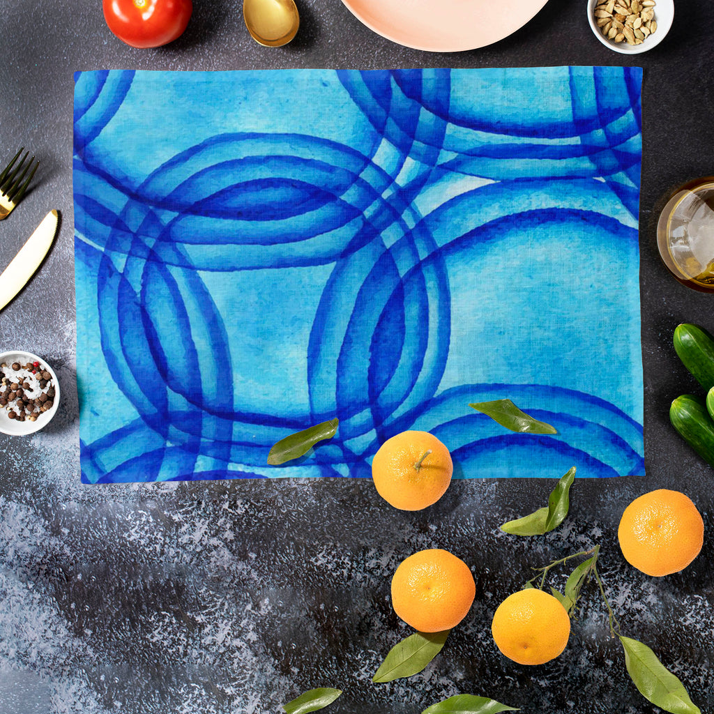 Backdrop Water Ripples Table Mat Placemat-Table Place Mats Fabric-MAT_TB-IC 5007483 IC 5007483, Abstract Expressionism, Abstracts, Art and Paintings, Circle, Digital, Digital Art, Graphic, Illustrations, Nautical, Parents, Patterns, Semi Abstract, Splatter, Watercolour, backdrop, water, ripples, table, mat, placemat, abstract, aqua, art, background, bacteria, ball, biology, blowing, blue, brush, bubble, bubbles, childhood, decor, decoration, drawn, drop, epidemic, flying, genetics, graphics, hand, illustrat