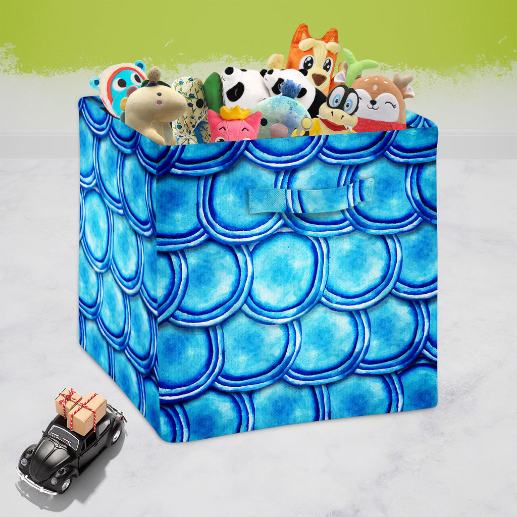 Molecule Ornament Foldable Open Storage Bin | Organizer Box, Toy Basket, Shelf Box, Laundry Bag | Canvas Fabric-Storage Bins-STR_BI_CB-IC 5007484 IC 5007484, Abstract Expressionism, Abstracts, Art and Paintings, Circle, Illustrations, Nautical, Parents, Patterns, Semi Abstract, Splatter, Watercolour, molecule, ornament, foldable, open, storage, bin, organizer, box, toy, basket, shelf, laundry, bag, canvas, fabric, abstract, aqua, art, artworks, backdrop, background, bacteria, ball, biology, blowing, blue, b