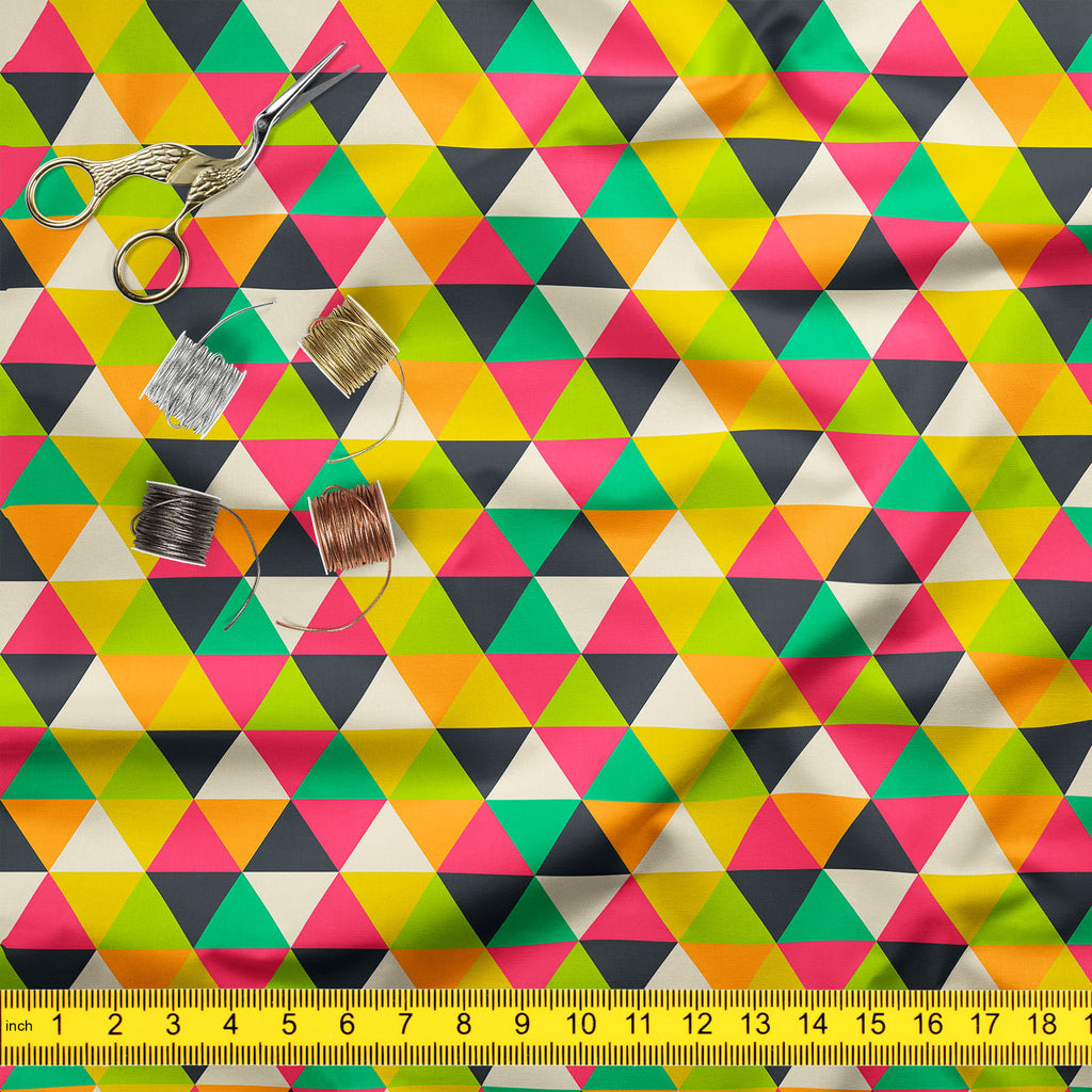 Retro Geometric Upholstery Fabric by Metre | For Sofa, Curtains, Cushions, Furnishing, Craft, Dress Material-Upholstery Fabrics-FAB_RW-IC 5007485 IC 5007485, Ancient, Culture, Digital, Digital Art, Drawing, Ethnic, Fantasy, Fashion, Geometric, Geometric Abstraction, Graphic, Grid Art, Hipster, Historical, Illustrations, Medieval, Modern Art, Patterns, Retro, Signs, Signs and Symbols, Traditional, Triangles, Tribal, Vintage, World Culture, upholstery, fabric, by, metre, for, sofa, curtains, cushions, furnish
