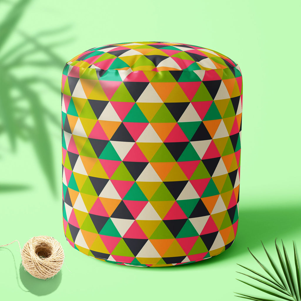 Retro Geometric Footstool Footrest Puffy Pouffe Ottoman Bean Bag | Canvas Fabric-Footstools-FST_CB_BN-IC 5007485 IC 5007485, Ancient, Culture, Digital, Digital Art, Drawing, Ethnic, Fantasy, Fashion, Geometric, Geometric Abstraction, Graphic, Grid Art, Hipster, Historical, Illustrations, Medieval, Modern Art, Patterns, Retro, Signs, Signs and Symbols, Traditional, Triangles, Tribal, Vintage, World Culture, footstool, footrest, puffy, pouffe, ottoman, bean, bag, canvas, fabric, wallpaper, artistic, artwork, 