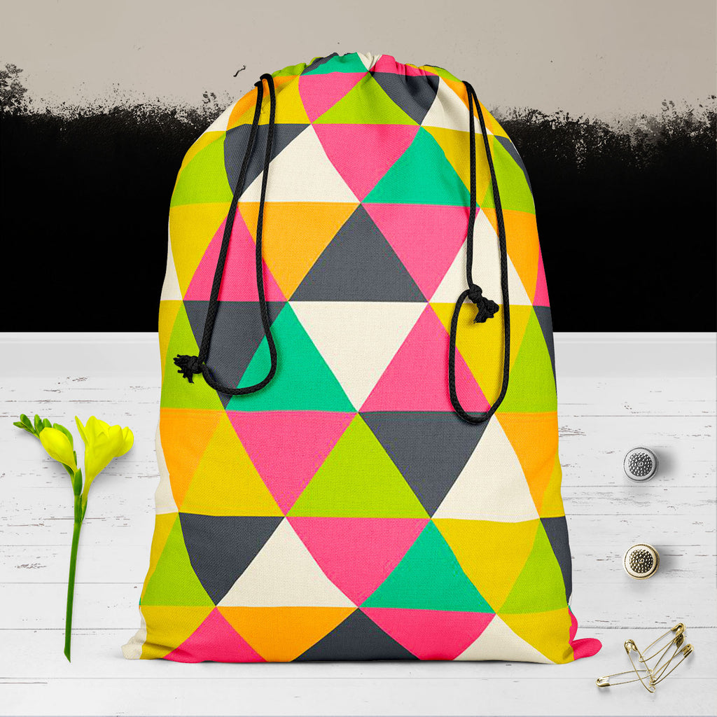 Retro Geometric Reusable Sack Bag | Bag for Gym, Storage, Vegetable & Travel-Drawstring Sack Bags-SCK_FB_DS-IC 5007485 IC 5007485, Ancient, Culture, Digital, Digital Art, Drawing, Ethnic, Fantasy, Fashion, Geometric, Geometric Abstraction, Graphic, Grid Art, Hipster, Historical, Illustrations, Medieval, Modern Art, Patterns, Retro, Signs, Signs and Symbols, Traditional, Triangles, Tribal, Vintage, World Culture, reusable, sack, bag, for, gym, storage, vegetable, travel, wallpaper, artistic, artwork, backdro