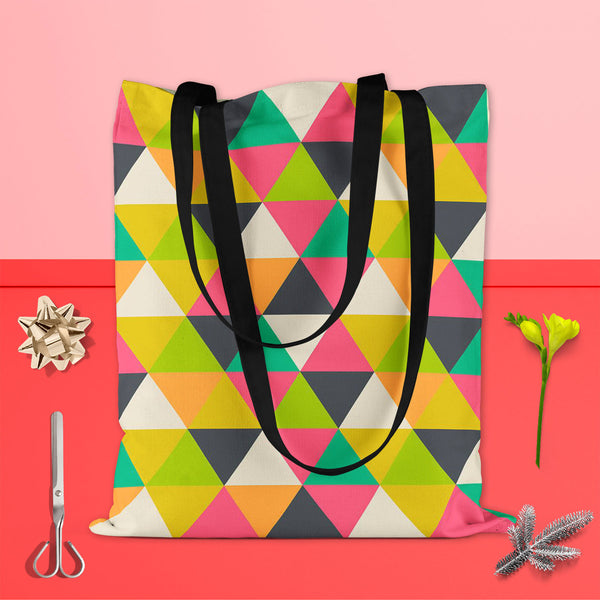 Retro Geometric Tote Bag Shoulder Purse | Multipurpose-Tote Bags Basic-TOT_FB_BS-IC 5007485 IC 5007485, Ancient, Culture, Digital, Digital Art, Drawing, Ethnic, Fantasy, Fashion, Geometric, Geometric Abstraction, Graphic, Grid Art, Hipster, Historical, Illustrations, Medieval, Modern Art, Patterns, Retro, Signs, Signs and Symbols, Traditional, Triangles, Tribal, Vintage, World Culture, tote, bag, shoulder, purse, cotton, canvas, fabric, multipurpose, wallpaper, artistic, artwork, backdrop, background, banne
