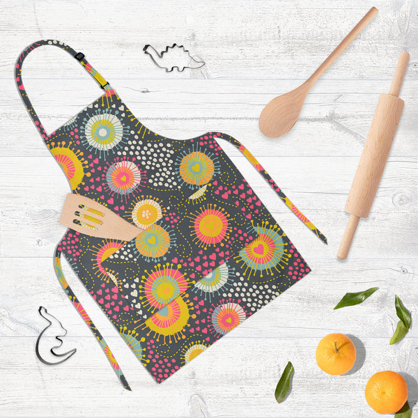 Romantic Texture Apron | Adjustable, Free Size & Waist Tiebacks-Aprons Neck to Knee-APR_NK_KN-IC 5007486 IC 5007486, Abstract Expressionism, Abstracts, Ancient, Art and Paintings, Black and White, Botanical, Circle, Digital, Digital Art, Dots, Drawing, Fashion, Floral, Flowers, Graphic, Hearts, Historical, Illustrations, Love, Medieval, Nature, Patterns, Retro, Romance, Semi Abstract, Signs, Signs and Symbols, Vintage, White, romantic, texture, full-length, neck, to, knee, apron, poly-cotton, fabric, adjust