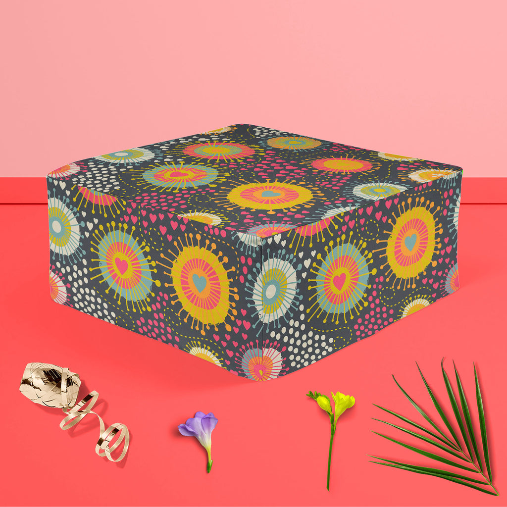 Romantic Texture Footstool Footrest Puffy Pouffe Ottoman Bean Bag | Canvas Fabric-Footstools-FST_CB_BN-IC 5007486 IC 5007486, Abstract Expressionism, Abstracts, Ancient, Art and Paintings, Black and White, Botanical, Circle, Digital, Digital Art, Dots, Drawing, Fashion, Floral, Flowers, Graphic, Hearts, Historical, Illustrations, Love, Medieval, Nature, Patterns, Retro, Romance, Semi Abstract, Signs, Signs and Symbols, Vintage, White, romantic, texture, footstool, footrest, puffy, pouffe, ottoman, bean, bag