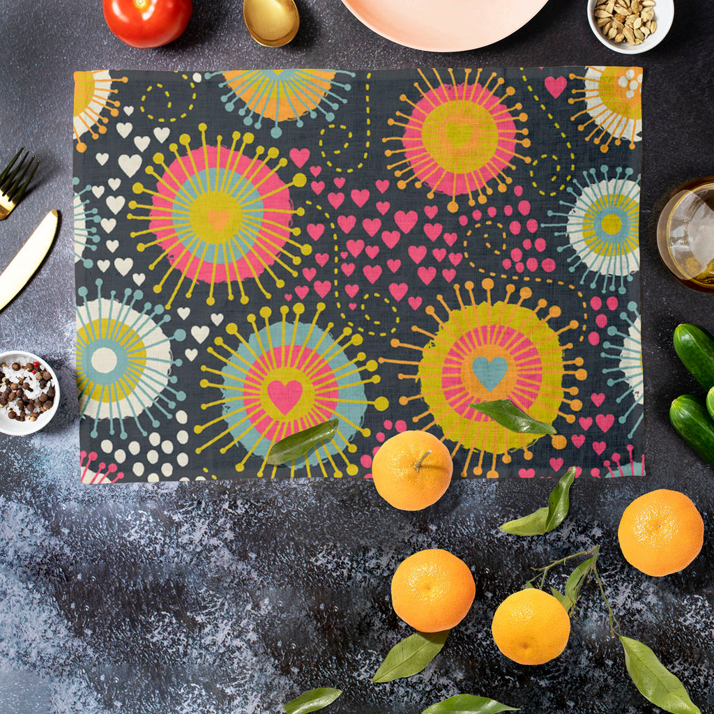 Romantic Texture Table Mat Placemat-Table Place Mats Fabric-MAT_TB-IC 5007486 IC 5007486, Abstract Expressionism, Abstracts, Ancient, Art and Paintings, Black and White, Botanical, Circle, Digital, Digital Art, Dots, Drawing, Fashion, Floral, Flowers, Graphic, Hearts, Historical, Illustrations, Love, Medieval, Nature, Patterns, Retro, Romance, Semi Abstract, Signs, Signs and Symbols, Vintage, White, romantic, texture, table, mat, placemat, abstract, art, background, collection, crazy, curly, decoration, des