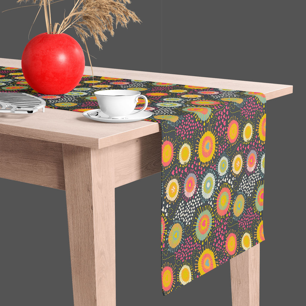 Romantic Texture Table Runner-Table Runners-RUN_TB-IC 5007486 IC 5007486, Abstract Expressionism, Abstracts, Ancient, Art and Paintings, Black and White, Botanical, Circle, Digital, Digital Art, Dots, Drawing, Fashion, Floral, Flowers, Graphic, Hearts, Historical, Illustrations, Love, Medieval, Nature, Patterns, Retro, Romance, Semi Abstract, Signs, Signs and Symbols, Vintage, White, romantic, texture, table, runner, abstract, art, background, collection, crazy, curly, decoration, design, dot, element, elli