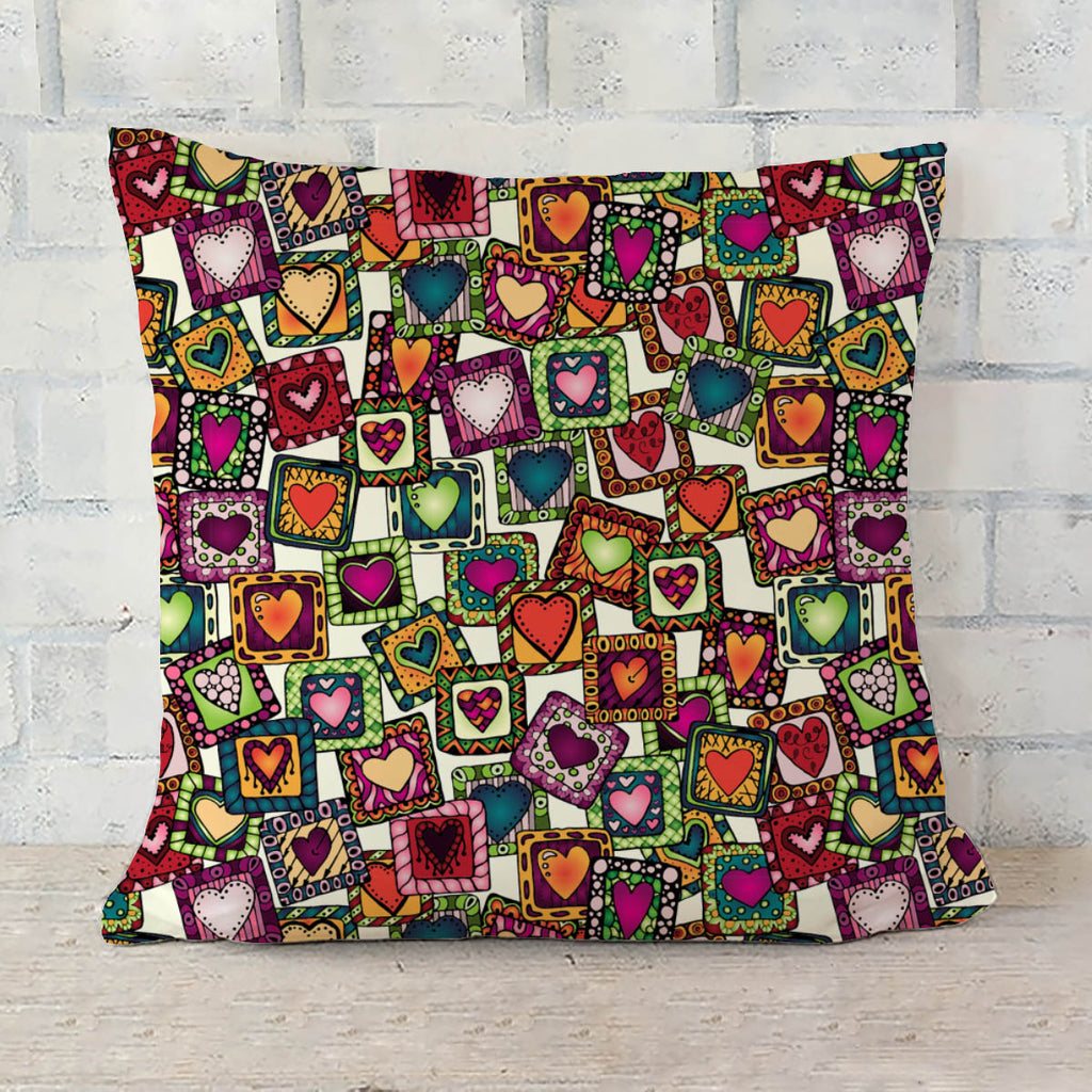 ArtzFolio Doodle Hearts D2 Cushion Cover Throw Pillow-Cushion Covers-AZHFR25747252CUS_CV_L-Image Code 5007487 Vishnu Image Folio Pvt Ltd, IC 5007487, ArtzFolio, Cushion Covers, Love, Kids, Digital Art, doodle, hearts, d2, cushion, cover, throw, pillow, collection, original, drawing, template, frame, design, card, set, sofa throws, single throw pillow, zippered throw pillow cover, satin pillow cover, throw pillow, cushion cover only, cushion cover, pillow cover for sofa, pitaara box, throw cushion, kids cush