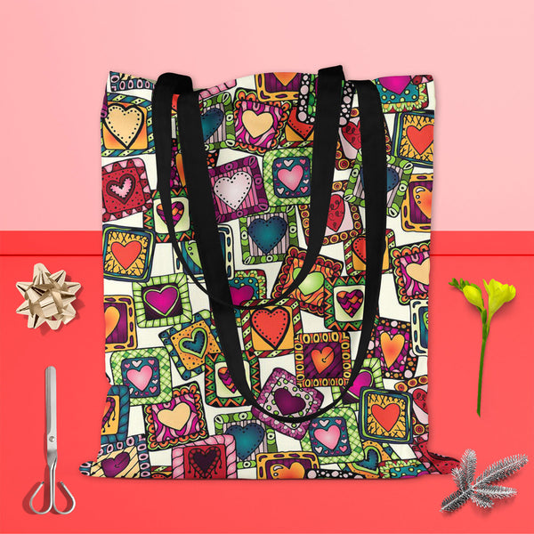 Doodle Hearts D2 Tote Bag Shoulder Purse | Multipurpose-Tote Bags Basic-TOT_FB_BS-IC 5007487 IC 5007487, Abstract Expressionism, Abstracts, Ancient, Art and Paintings, Birthday, Botanical, Culture, Digital, Digital Art, Drawing, Ethnic, Fashion, Floral, Flowers, Graphic, Hearts, Historical, Illustrations, Indian, Love, Medieval, Nature, Patterns, Retro, Romance, Semi Abstract, Signs, Signs and Symbols, Traditional, Tribal, Vintage, Wedding, World Culture, doodle, d2, tote, bag, shoulder, purse, cotton, canv