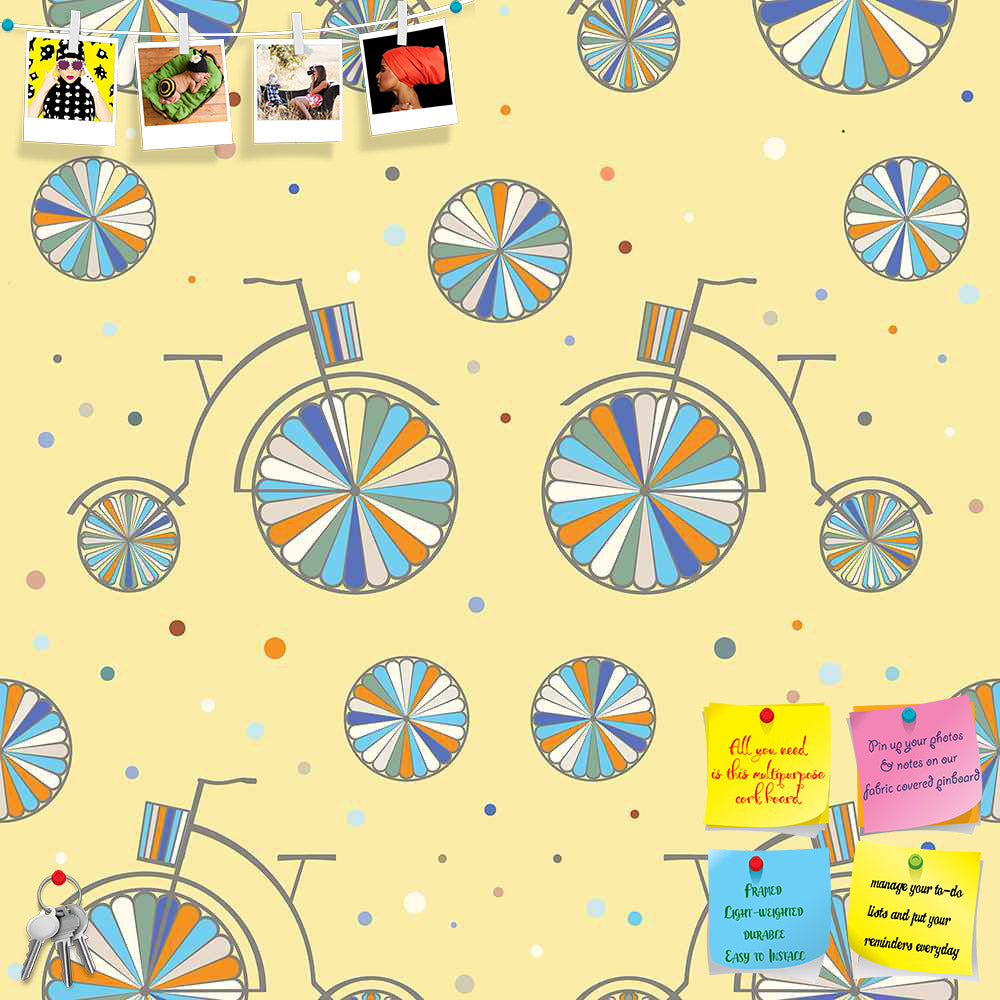 ArtzFolio Vintage Bicycle Printed Bulletin Board Notice Pin Board Soft Board | Frameless-Bulletin Boards Frameless-AZSAO25807009BLB_FL_L-Image Code 5007488 Vishnu Image Folio Pvt Ltd, IC 5007488, ArtzFolio, Bulletin Boards Frameless, Automobiles, Kids, Digital Art, vintage, bicycle, printed, bulletin, board, notice, pin, soft, frameless, seamless, vector, background, retro, bike, color, pattern, pin up board, push pin board, extra large cork board, big pin board, notice board, small bulletin board, cork boa