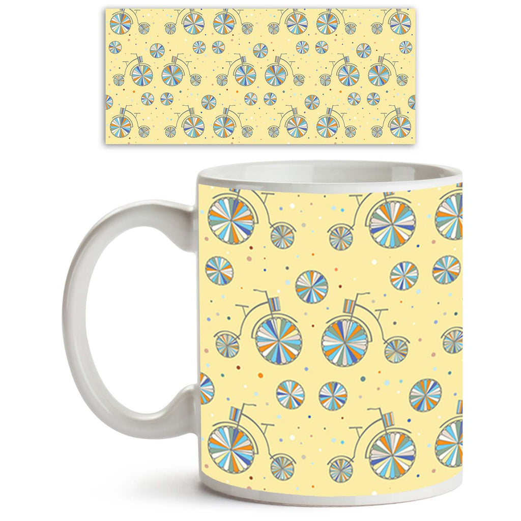 Vintage Bicycle Ceramic Coffee Tea Mug Inside White-Coffee Mugs-MUG-IC 5007488 IC 5007488, Abstract Expressionism, Abstracts, Ancient, Animated Cartoons, Art and Paintings, Automobiles, Bikes, Caricature, Cartoons, Digital, Digital Art, Drawing, Graphic, Hand Drawn, Historical, Icons, Illustrations, Medieval, Patterns, Retro, Semi Abstract, Signs, Signs and Symbols, Sports, Symbols, Transportation, Travel, Urban, Vehicles, Vintage, bicycle, ceramic, coffee, tea, mug, inside, white, abstract, activity, art, 